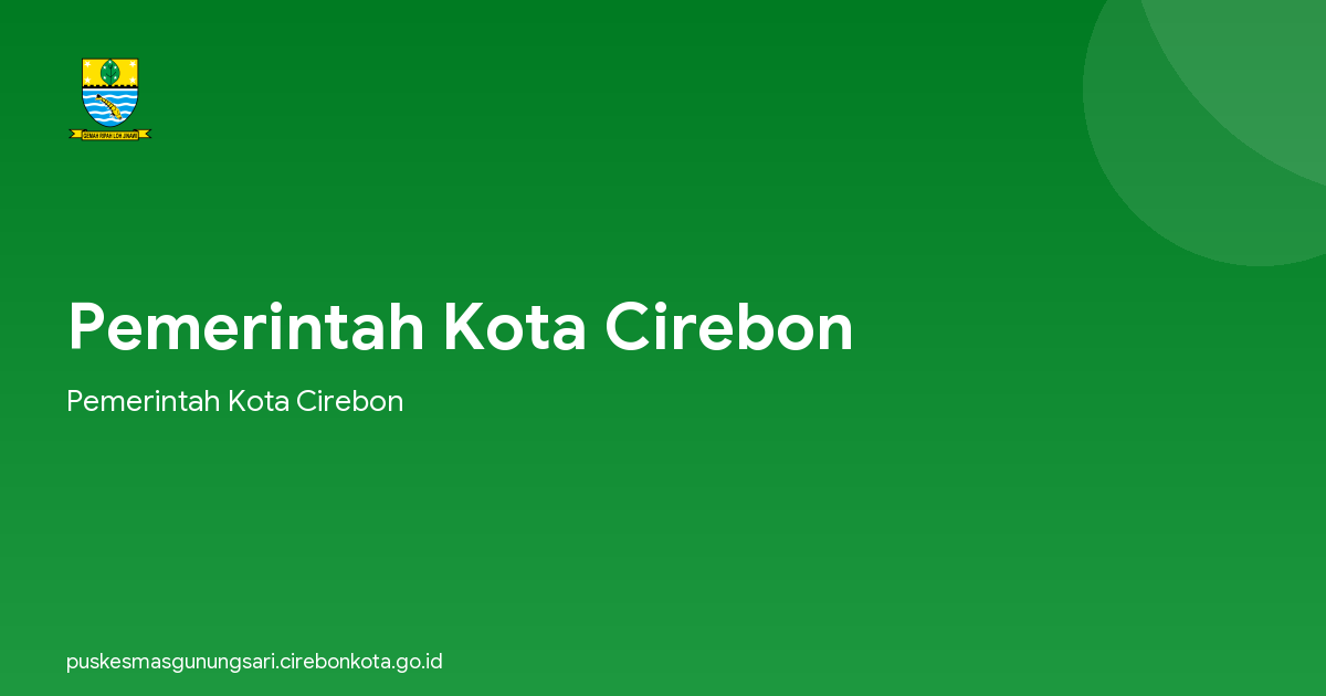 PELANTIKAN PENGURUS MASJID RAYA AT-TAQWA KOTA CIREBON DAN PENGURUS ISLAMIC CENTER KOTA CIREBON PERIODE 2011 – 2016