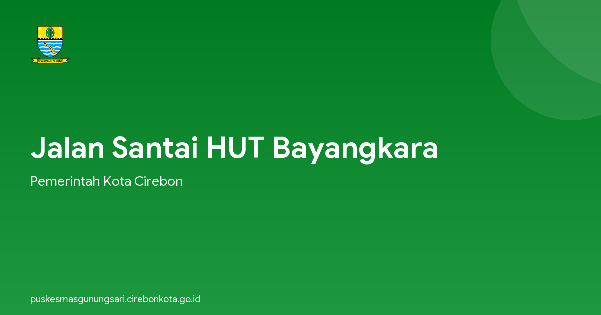 Jalan Santai HUT Bayangkara