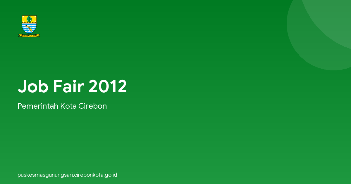 Job Fair 2012