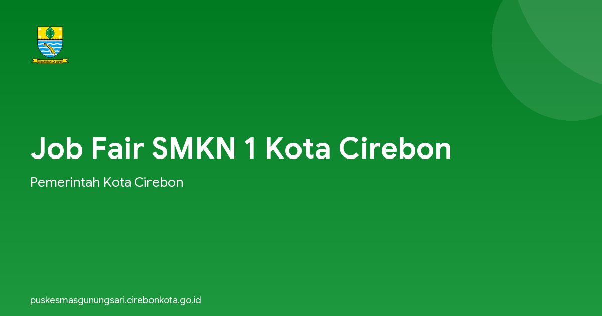 Job Fair SMKN 1 Kota Cirebon