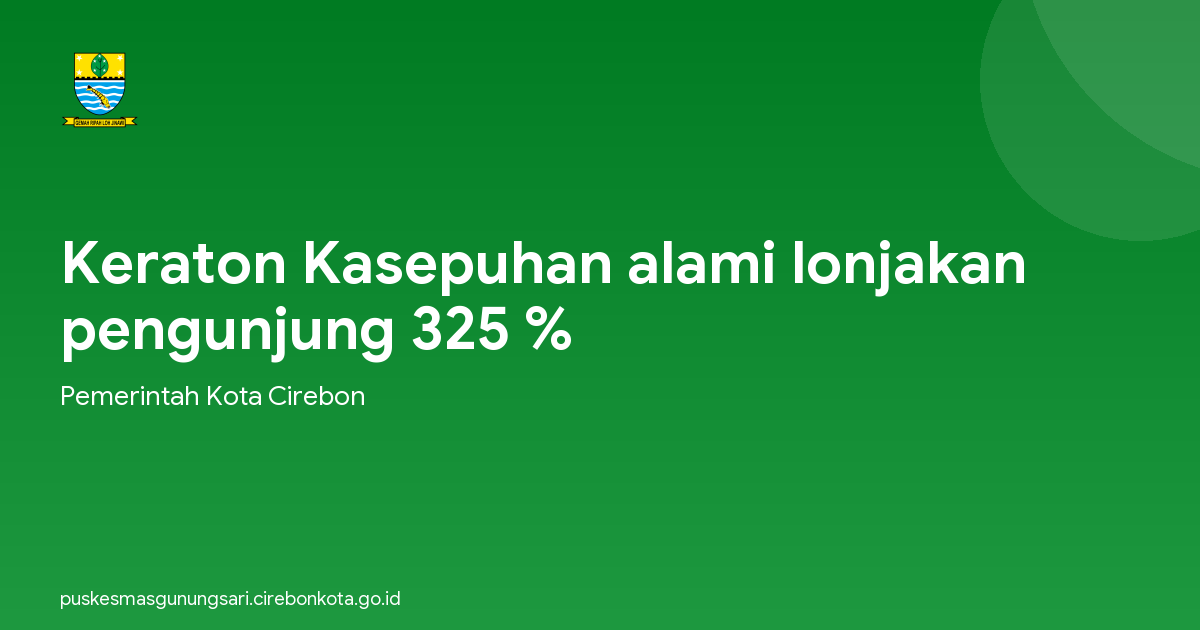 Keraton Kasepuhan alami lonjakan pengunjung 325 %