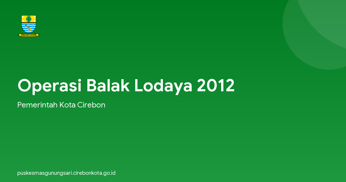 Operasi Balak Lodaya 2012