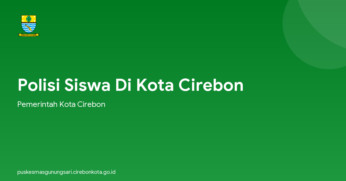 Polisi Siswa Di Kota Cirebon