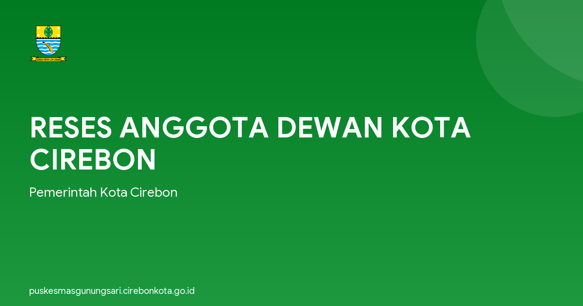 RESES ANGGOTA DEWAN KOTA CIREBON