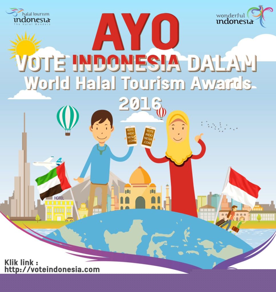 Menangkan WHTA (World Halal Tourism Award) untuk Pariwisata Indonesia di Mata Dunia