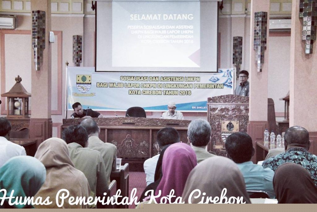 CEGAH PUNGLI DAN KORUPSI, BK-DIKLAT GELAR SOSIALISASI LHKPN