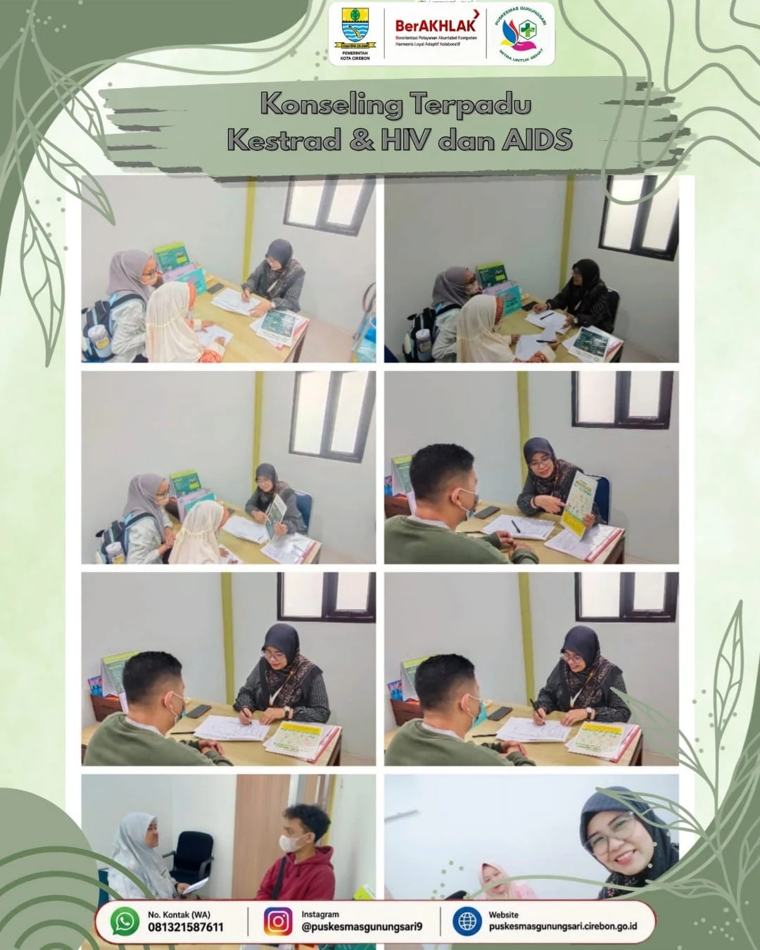 PUSKESMAS GUNUNGSARI OLEH PROMKES (PROMOSI KESEHATAN) MELAKASANAKAN KEGIATAN KONSELING KESTRAD (KESEHATAN TRADISIONAL